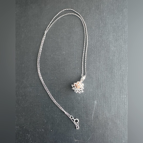 Vintage pearl in a cage sterling necklace - Picture 1 of 2